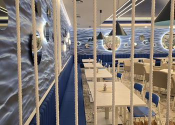 Nowoczesna jadalnia restauracja hotelowa Ośrodek Bryza Dźwirzyno